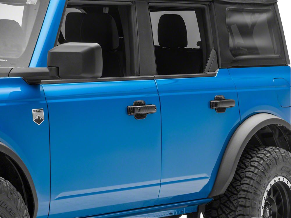 RedRock Door Handle and Recess Covers - Carbon Fiber Look for Ford Bronco - view 4