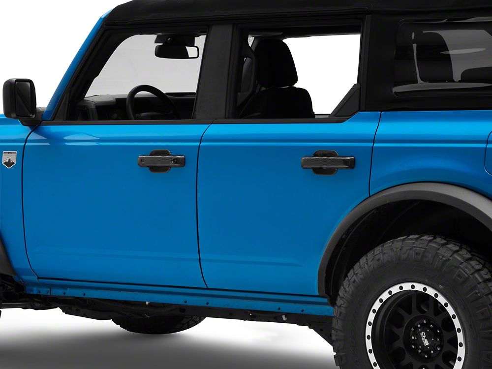RedRock Door Handle and Recess Covers - Carbon Fiber Look for Ford Bronco - view 7