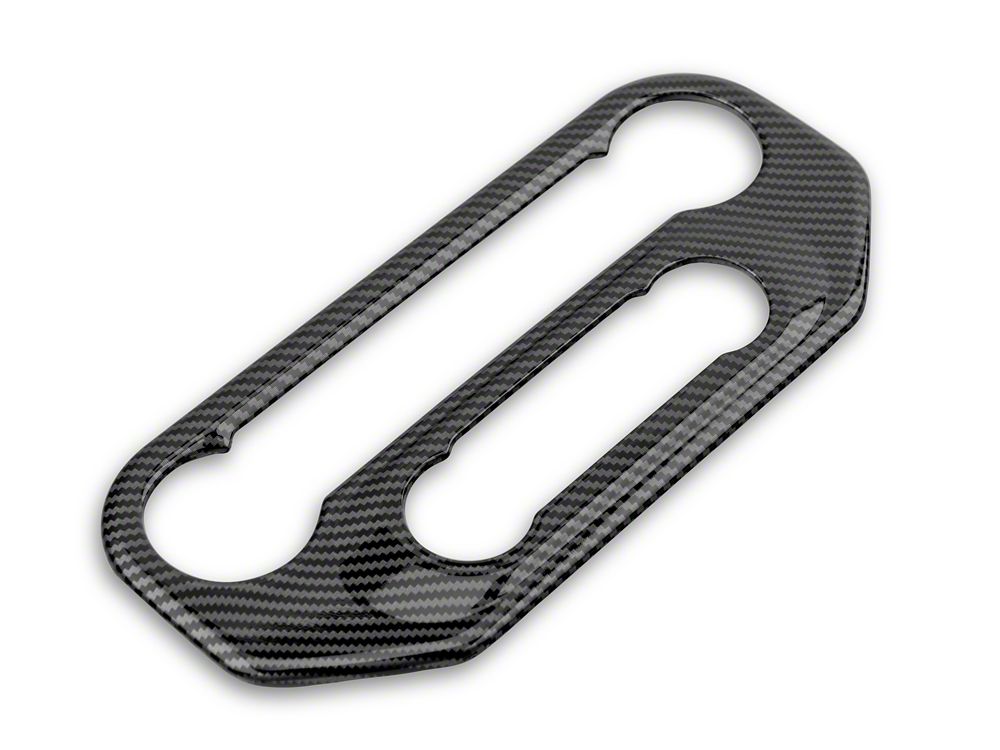 RedRock HVAC/Radio Panel Trim - Carbon Fiber Look for Ford Bronco - view 2