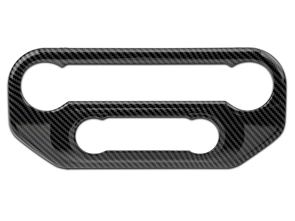 RedRock HVAC/Radio Panel Trim - Carbon Fiber Look for Ford Bronco - view 3