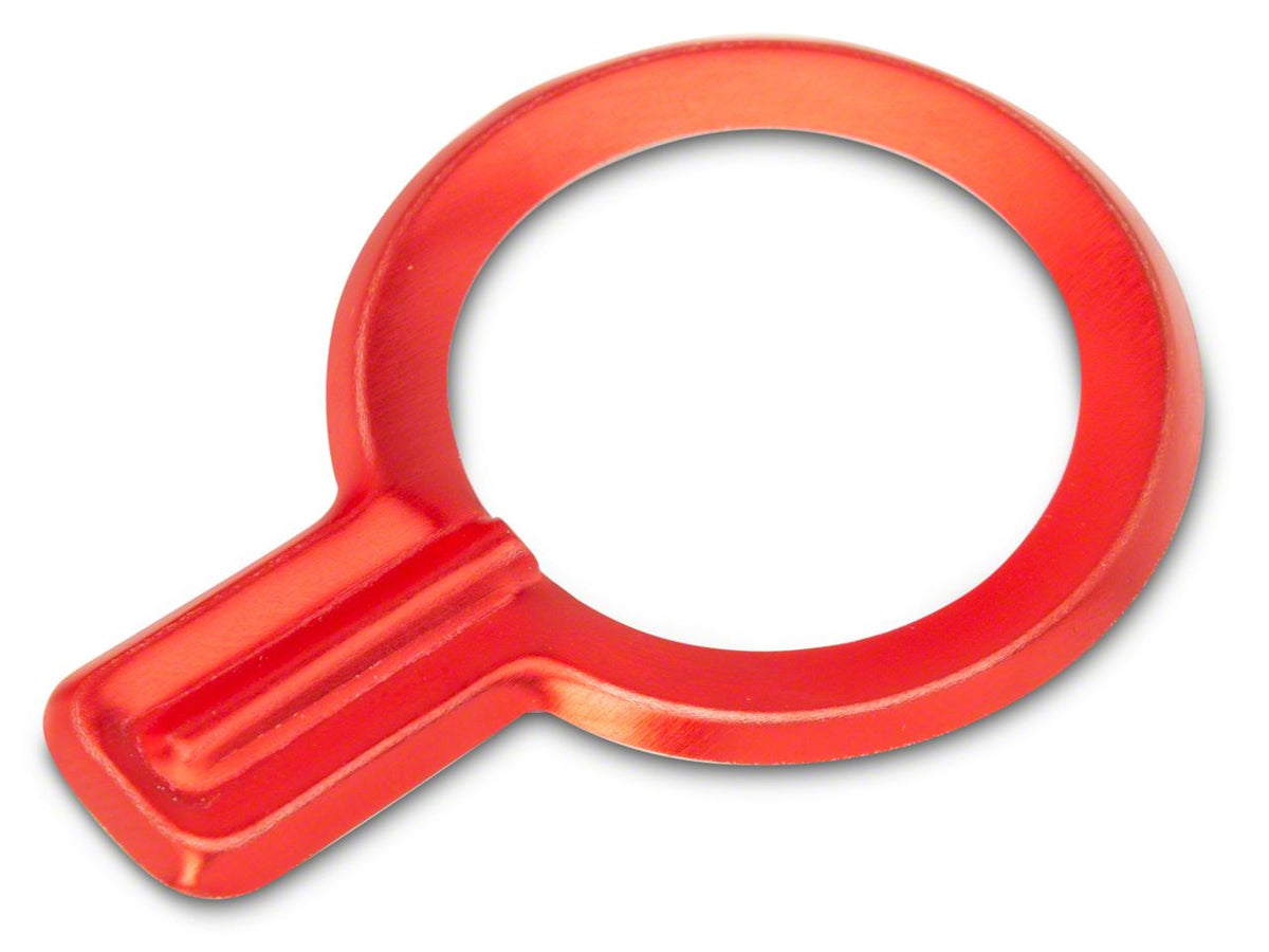 RedRock Billet Start-Stop Button Cover - Red for Ford Bronco - view 4