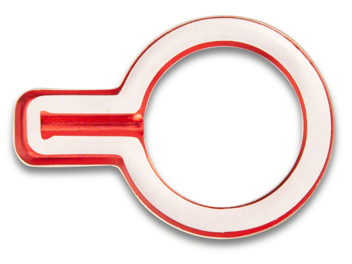 RedRock Billet Start-Stop Button Cover - Red for Ford Bronco - view 6