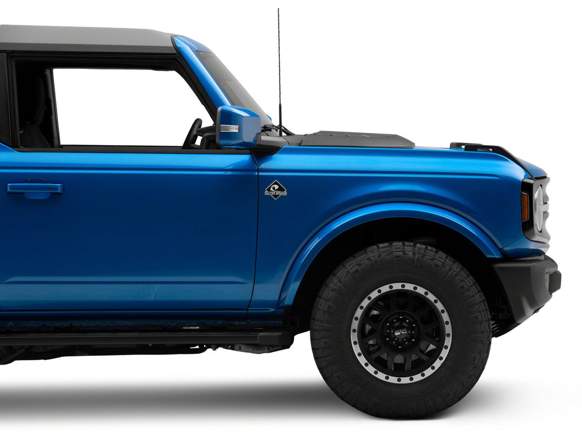 RedRock Hood Scoop - Matte Black for Ford Bronco - view 4