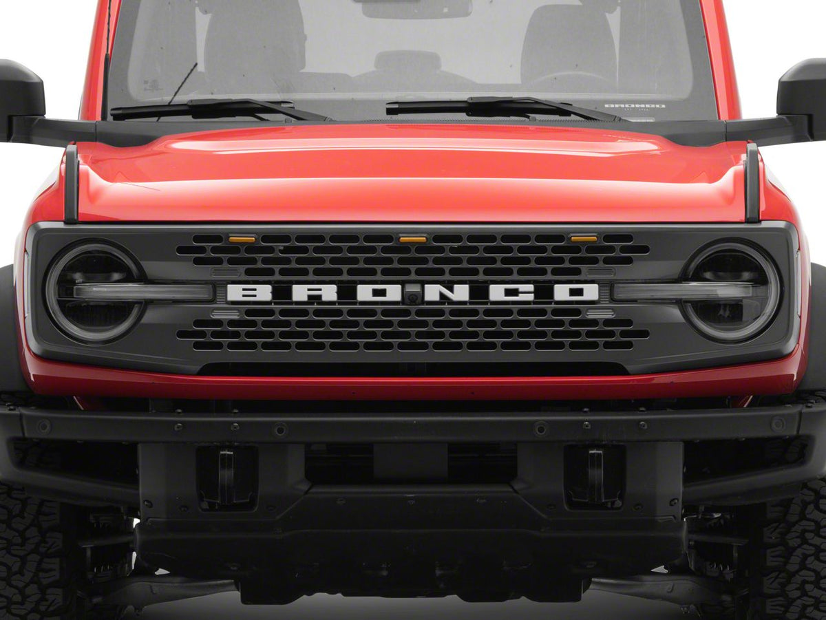 RedRock 3-Piece LED Grille Light Kit for Badlands and Wildtrak for Ford Bronco - view 4