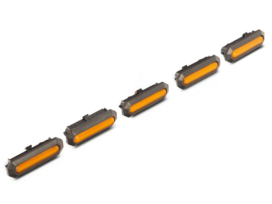 RedRock 5-Piece LED Grille Light Kit for Ford Bronco - view 9