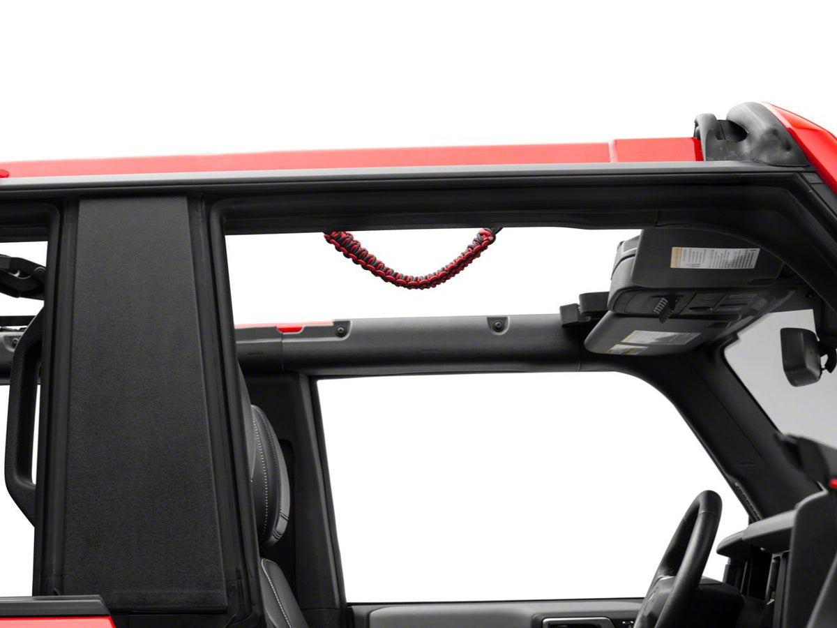 RedRock Paracord Grab Handle - Black and Red for Ford Bronco - view 2