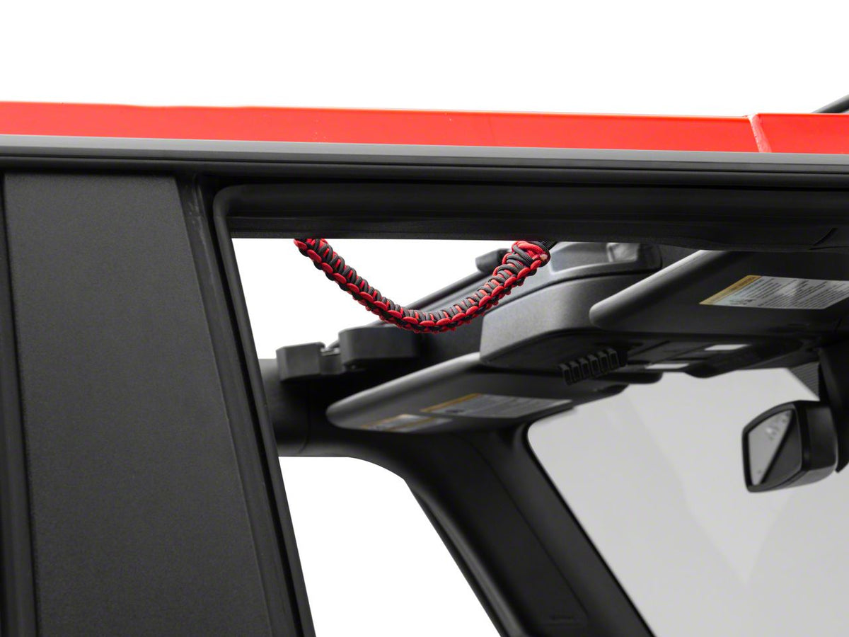 RedRock Paracord Grab Handle - Black and Red for Ford Bronco - view 3