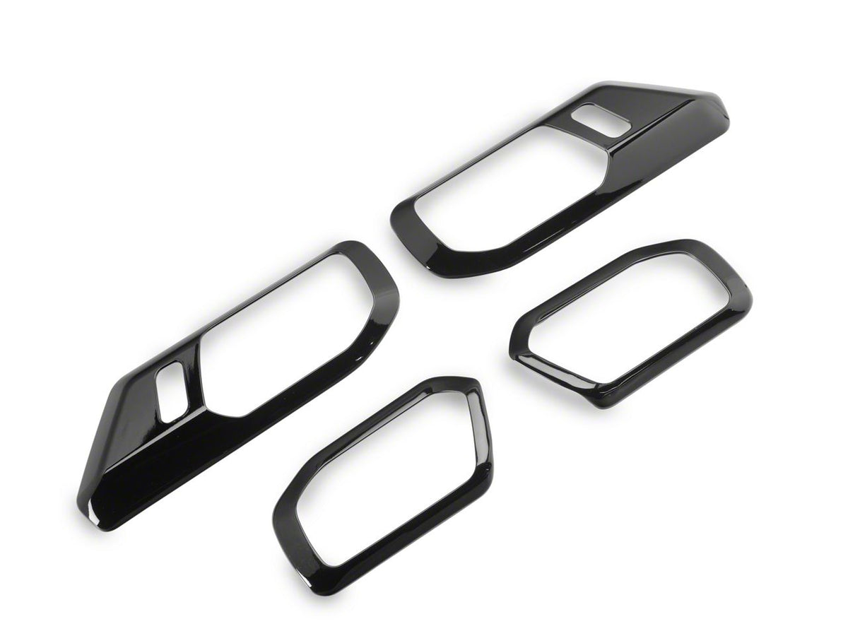 RedRock Inner Door Handle Trim - Gloss Black for Ford Bronco - view 5