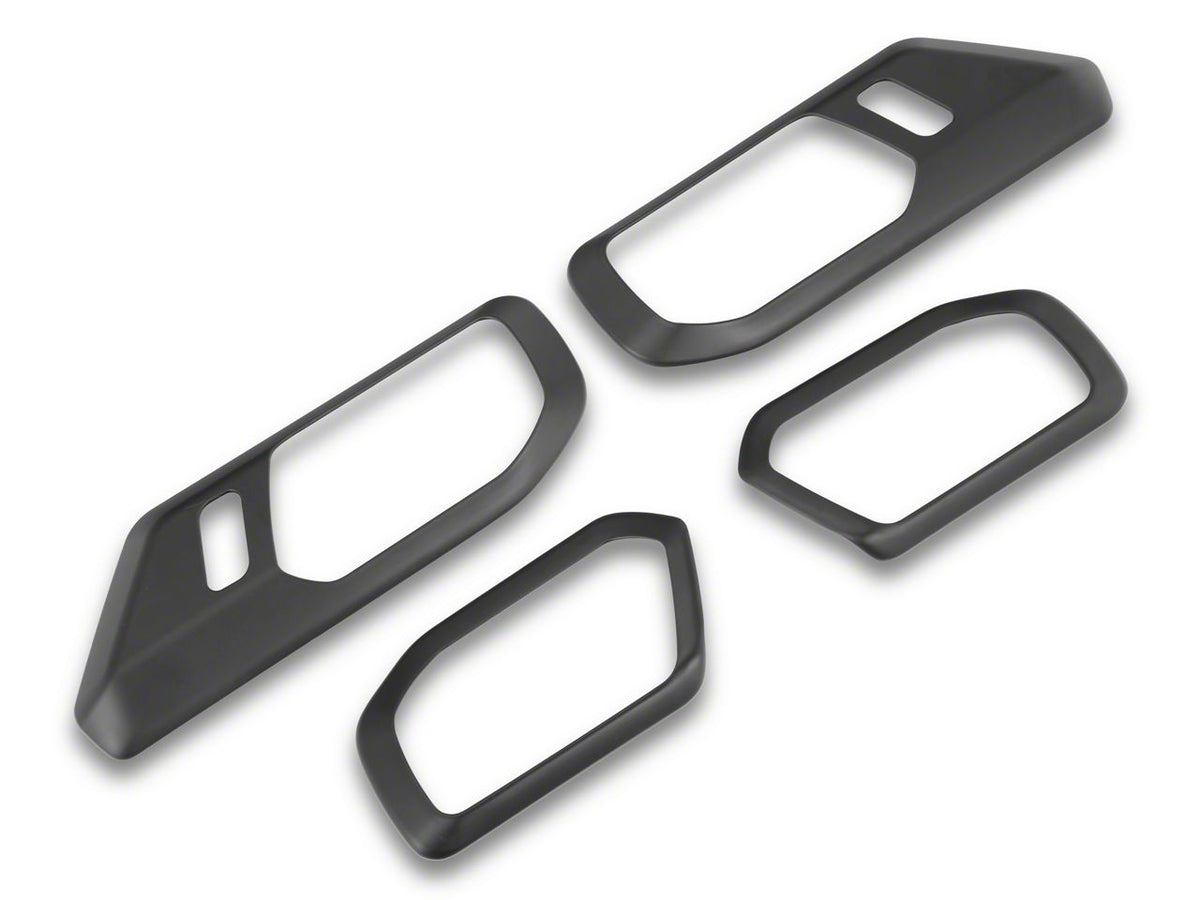 RedRock Inner Door Handle Trim - Matte Black for Ford Bronco - view 6