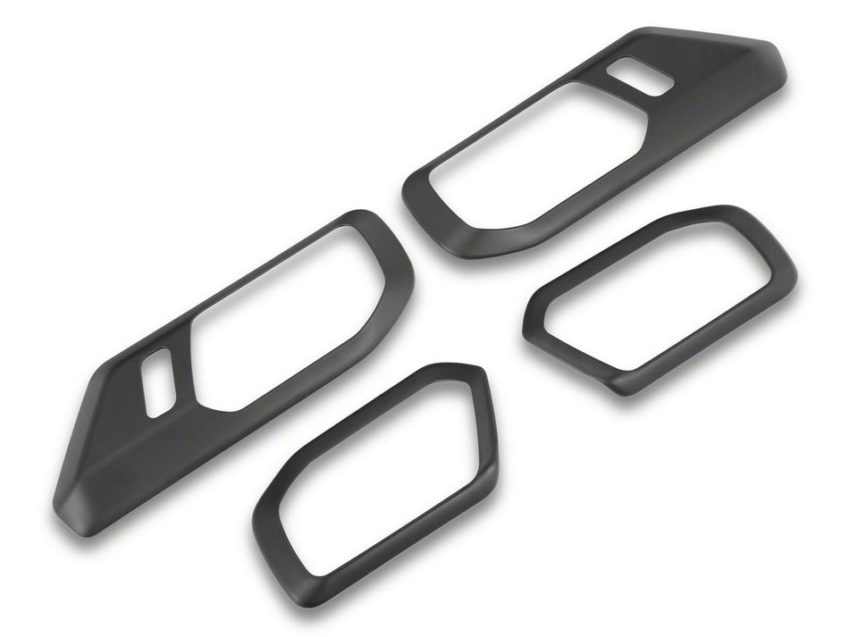 RedRock Inner Door Handle Trim - Matte Black for Ford Bronco - view 6
