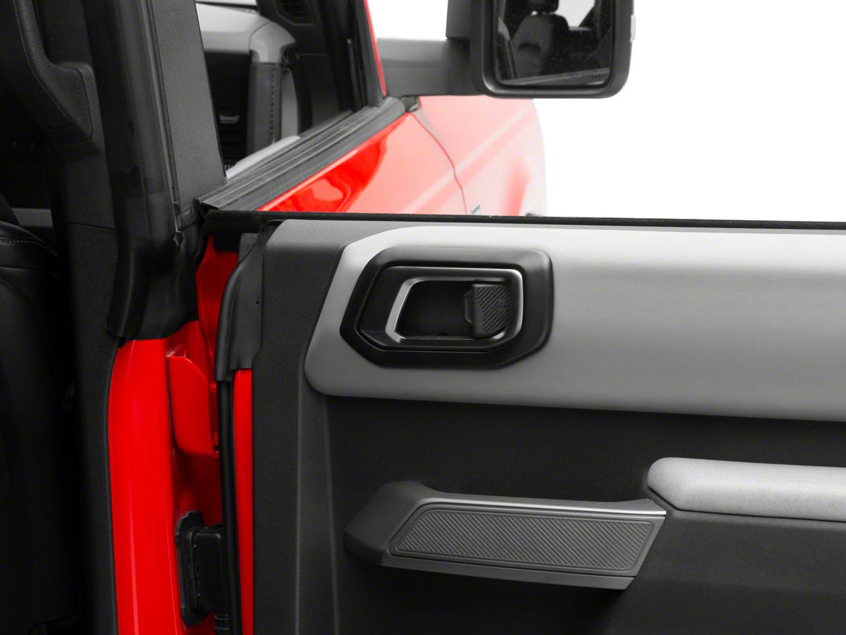 RedRock Inner Door Handle Trim - Matte Black for Ford Bronco - view 4