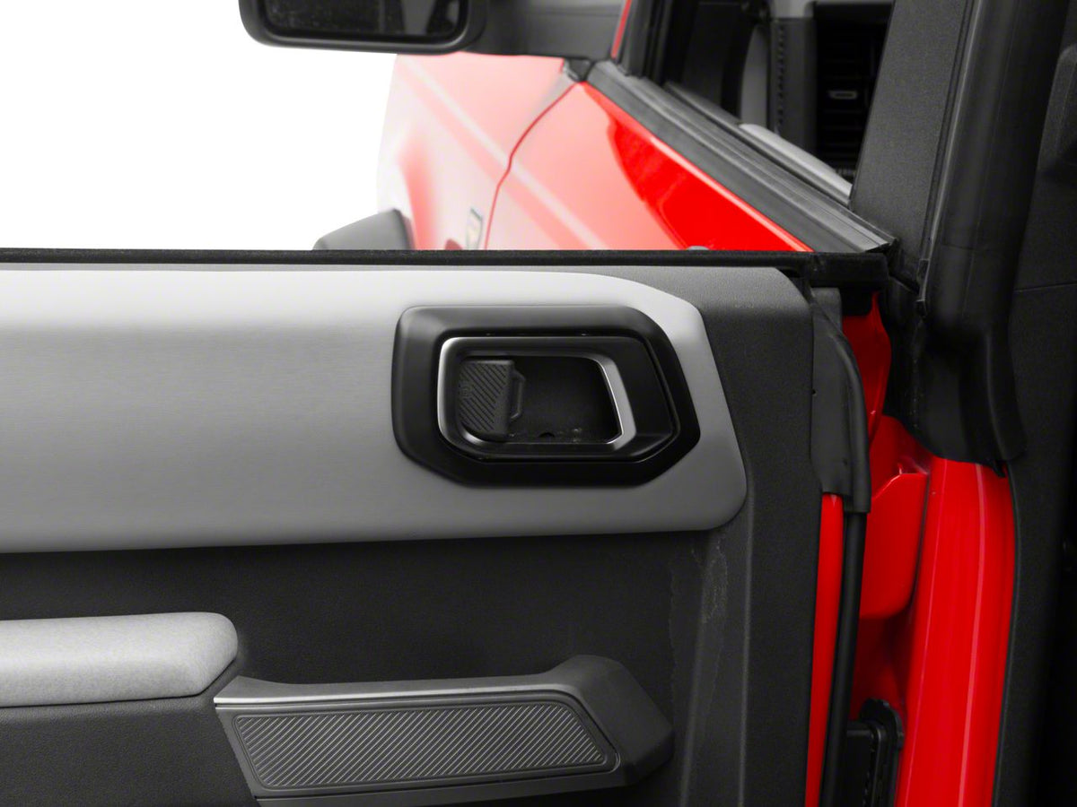 RedRock Inner Door Handle Trim - Matte Black for Ford Bronco - view 5