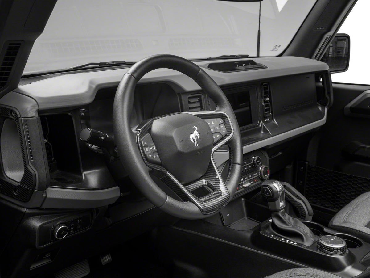 RedRock Steering Wheel Trim - Carbon Fiber Look for Ford Bronco - view 4