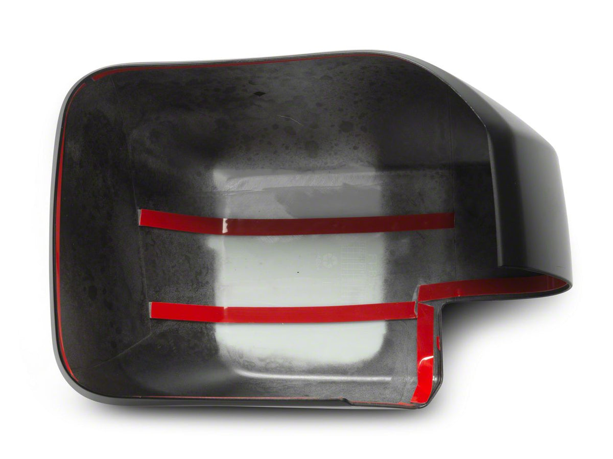 RedRock Side Mirror Cover Trim - Matte Black for Ford Bronco - view 7