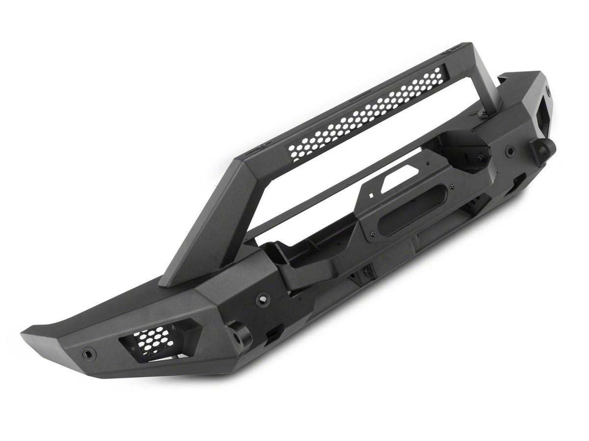2021-2026 Ford Bronco Full Width Front Bumper with Winch Mount | Barricade HD Plate Style