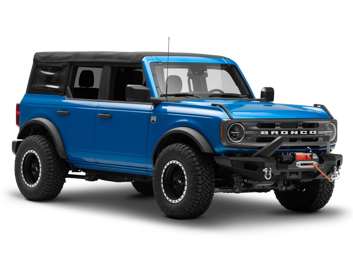 2021-2026 Ford Bronco Full Width Front Bumper with Winch Mount | Barricade HD Plate Style