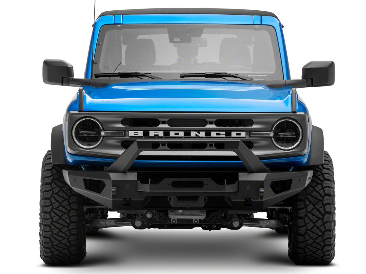 2021-2026 Ford Bronco Full Width Front Bumper with Winch Mount | Barricade HD Plate Style