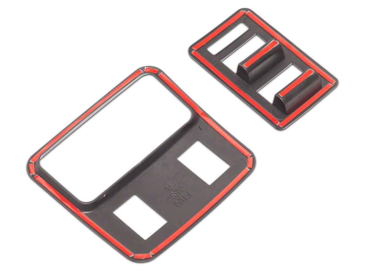 RedRock Window Switch Cover Trim - Gloss Black for Ford Bronco - view 6