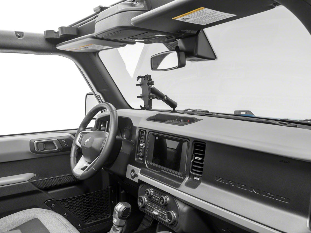 RedRock Dashboard Phone Mount - Black Aluminum for Ford Bronco - view 2
