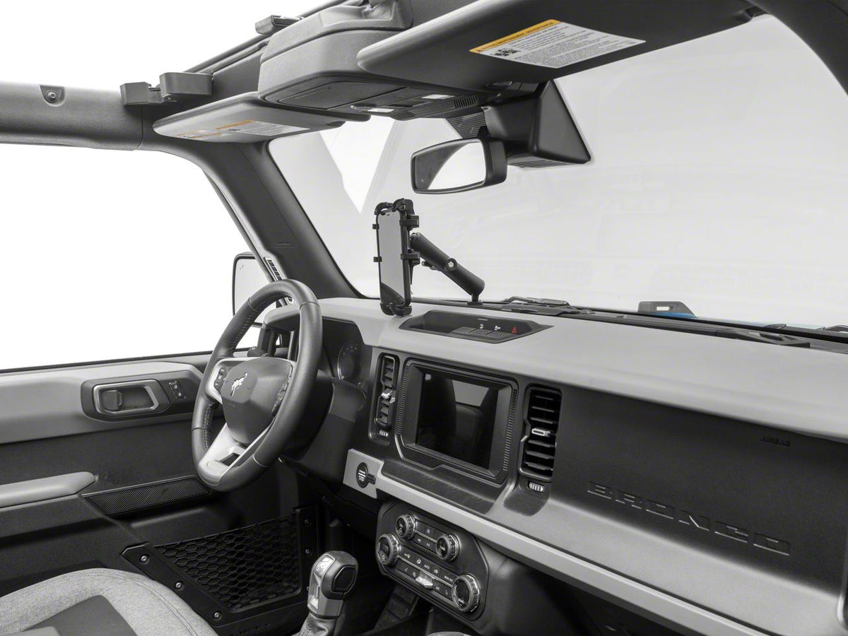 RedRock Dashboard Phone Mount - Black Aluminum for Ford Bronco - view 3