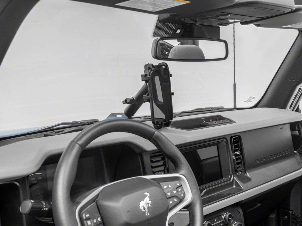 RedRock Dashboard Phone Mount - Black Aluminum for Ford Bronco - view 5