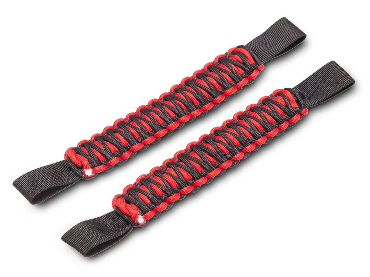 RedRock Paracord Headrest Handles - Black and Red for Ford Bronco - view 6