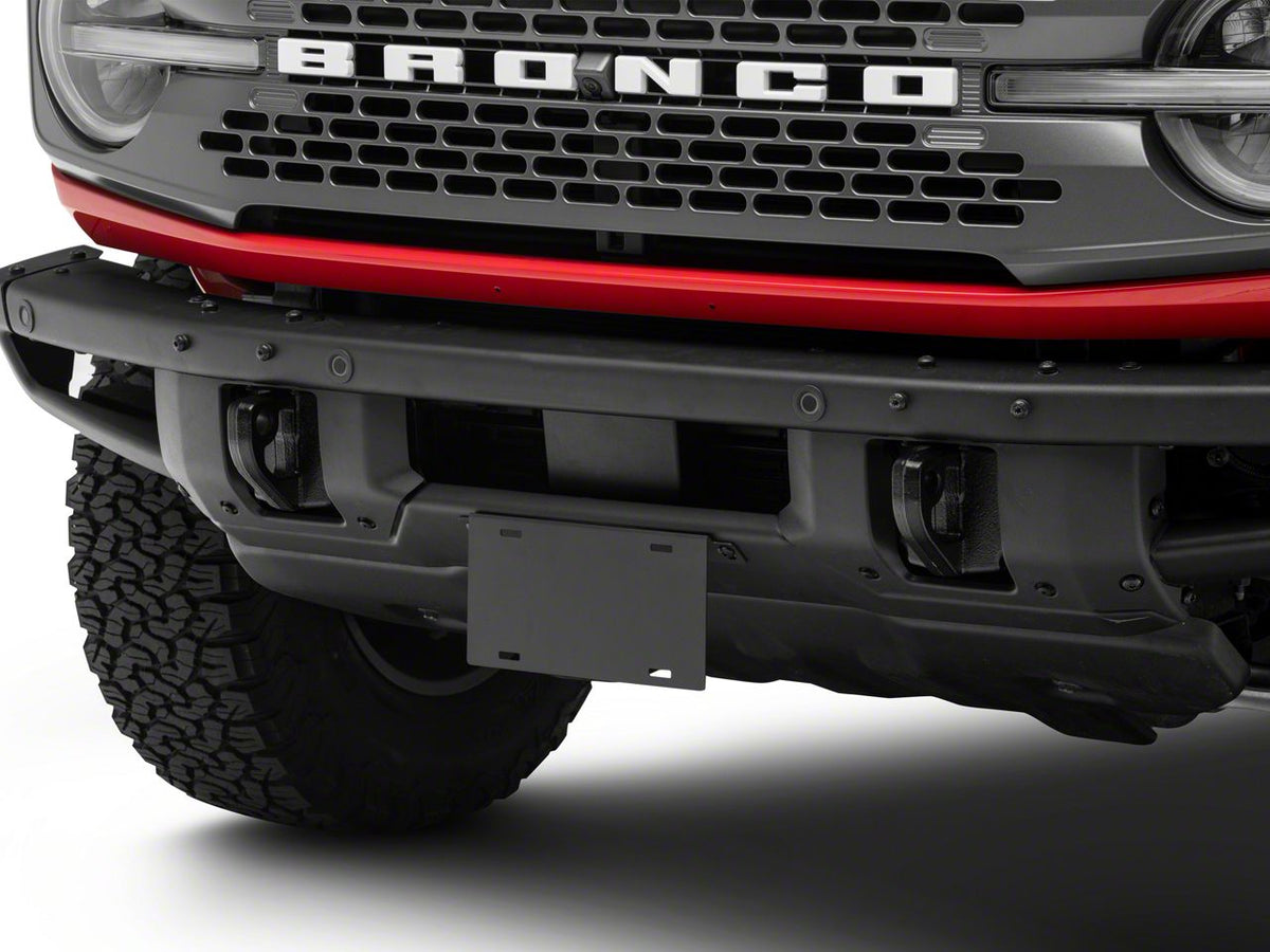 RedRock Front License Plate Bracket for Modular Bumper for Ford Bronco - view 2