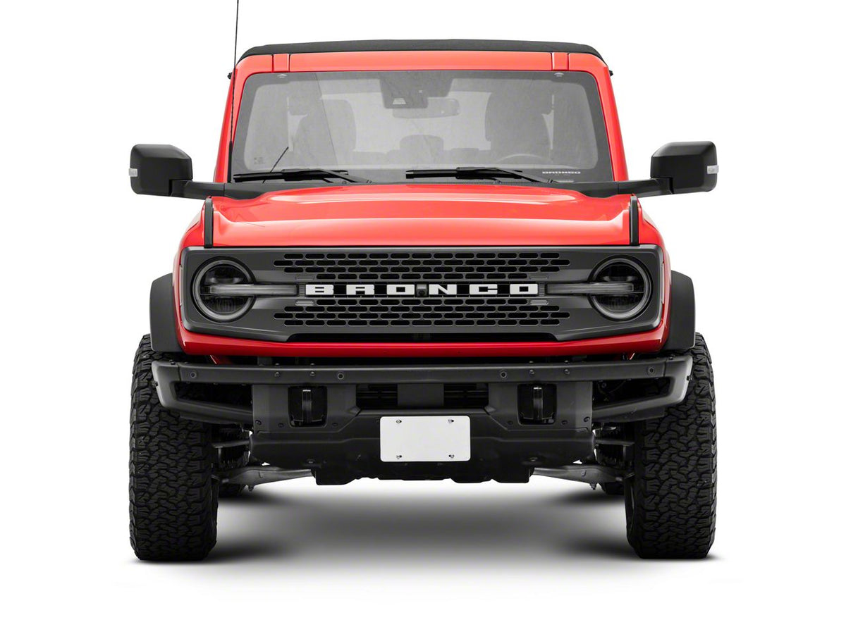 RedRock Front License Plate Bracket for Modular Bumper for Ford Bronco - view 3