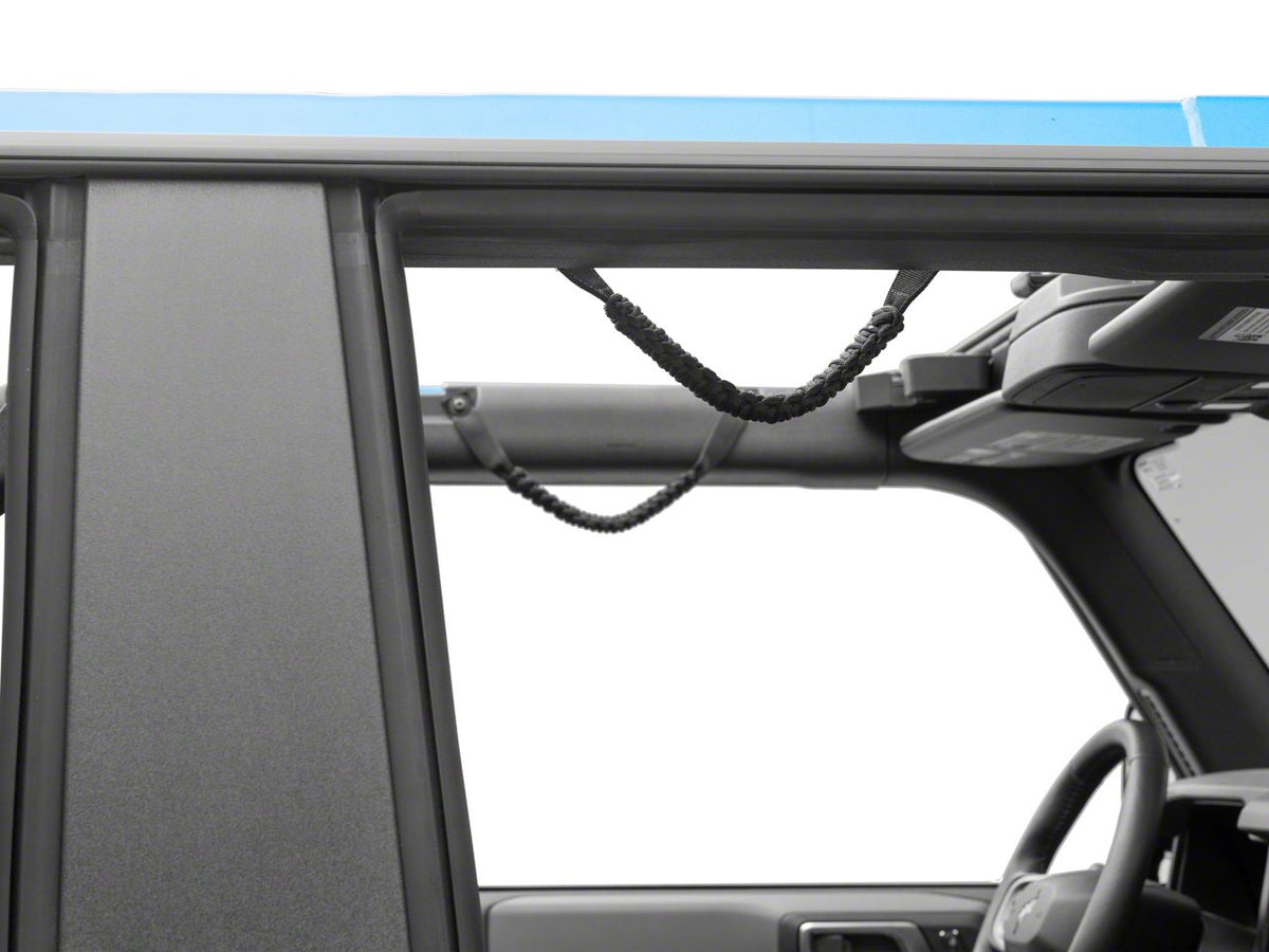 RedRock Paracord Grab Handles - Front - Black for Ford Bronco - view 2