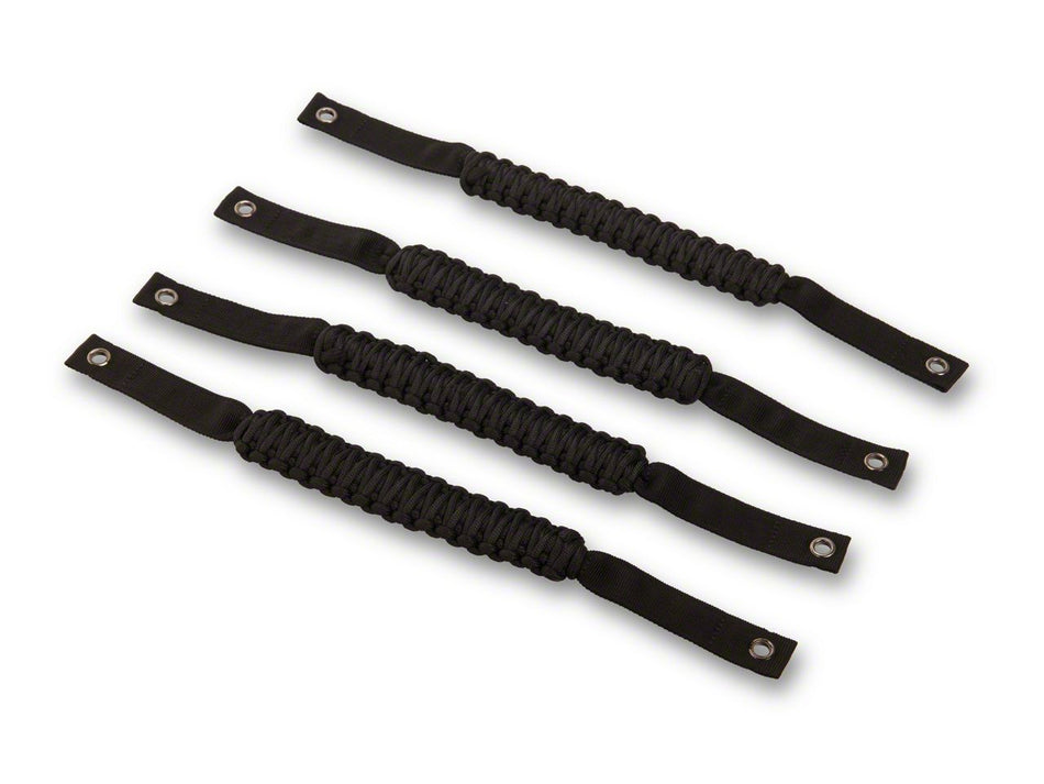 RedRock Paracord Grab Handles - Front and Rear - Black for Ford Bronco - view 5