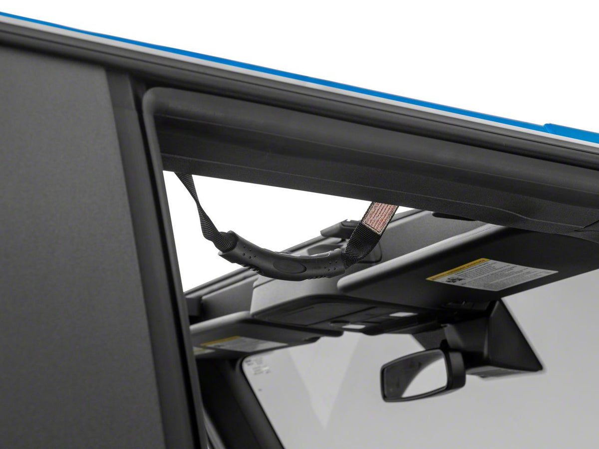 RedRock Grab Handles with Flag Logo - Front - Black for Ford Bronco - view 3