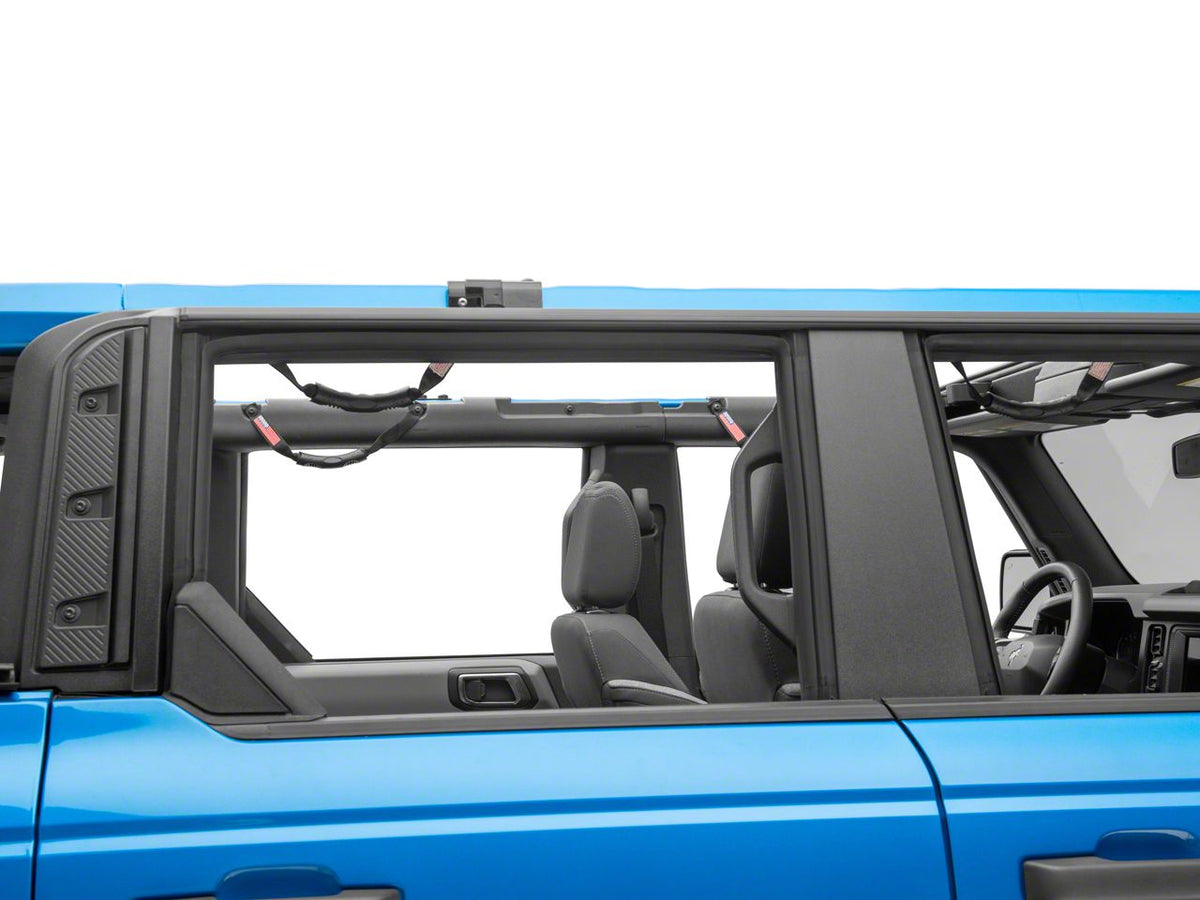 RedRock Grab Handles with Flag Logo - Front and Rear - Black for Ford Bronco - view 2