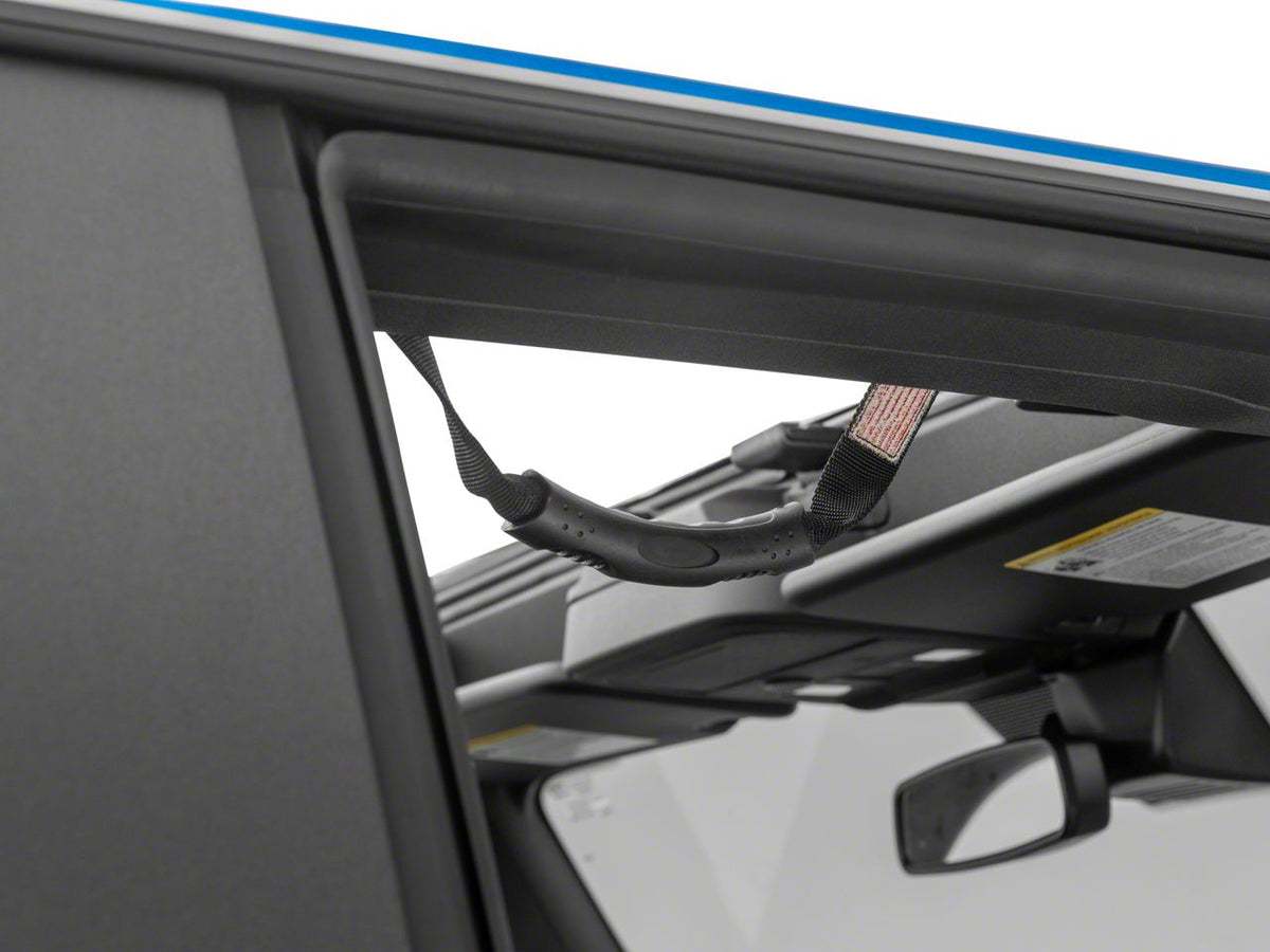 RedRock Grab Handles with Flag Logo - Front and Rear - Black for Ford Bronco - view 3
