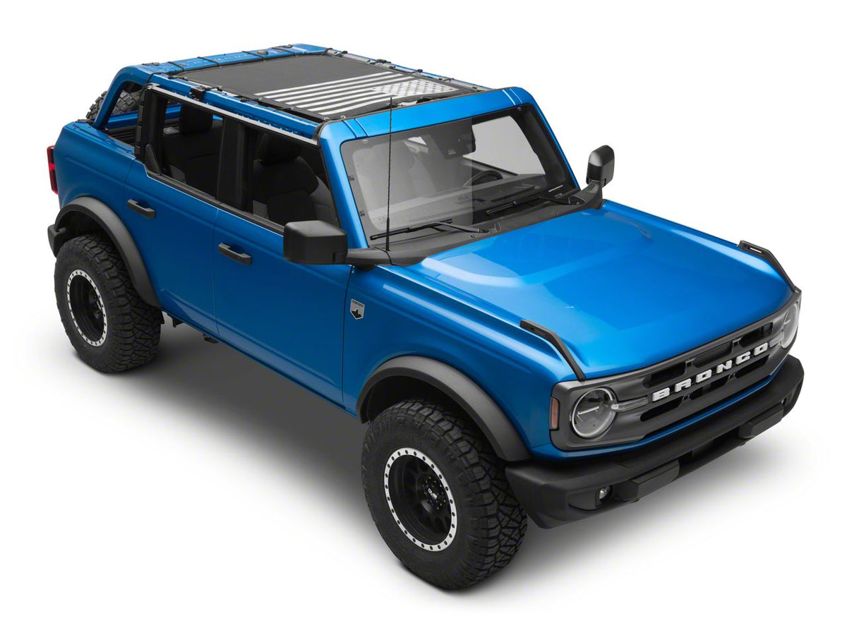 RedRock Sun Shade with Flag Logo for Ford Bronco - view 5