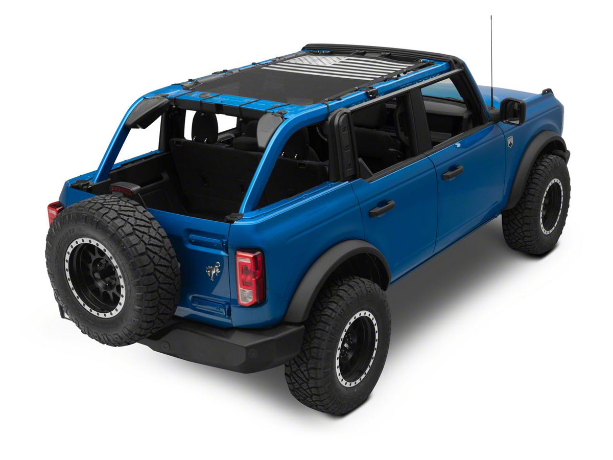 RedRock Sun Shade with Flag Logo for Ford Bronco - view 6