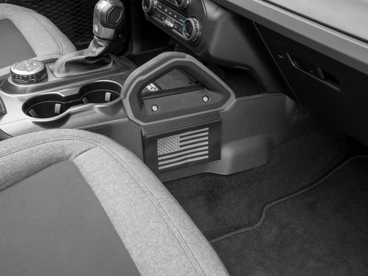 RedRock Console Storage Bag with Flag Logo for Ford Bronco - view 2