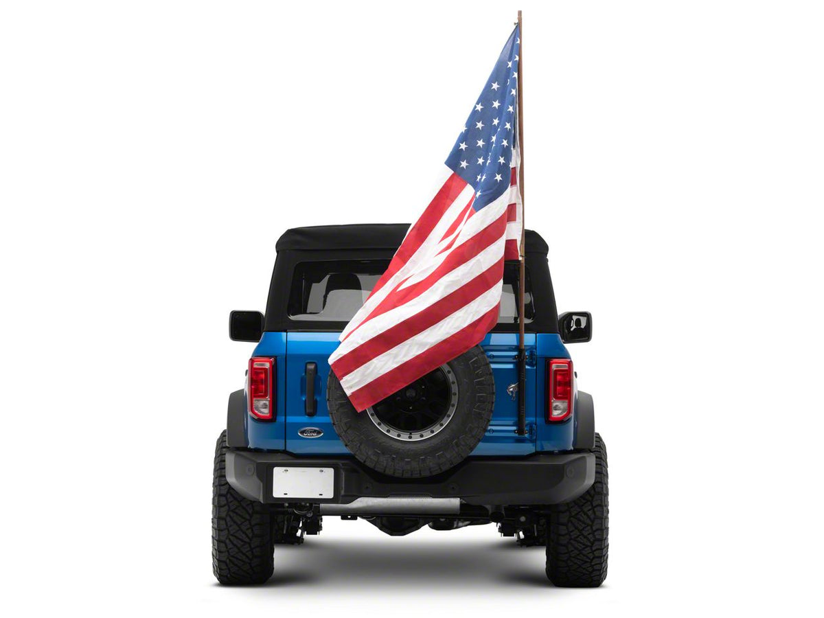 RedRock Tailgate Hinge Flag Pole Bracket for Ford Bronco - view 5