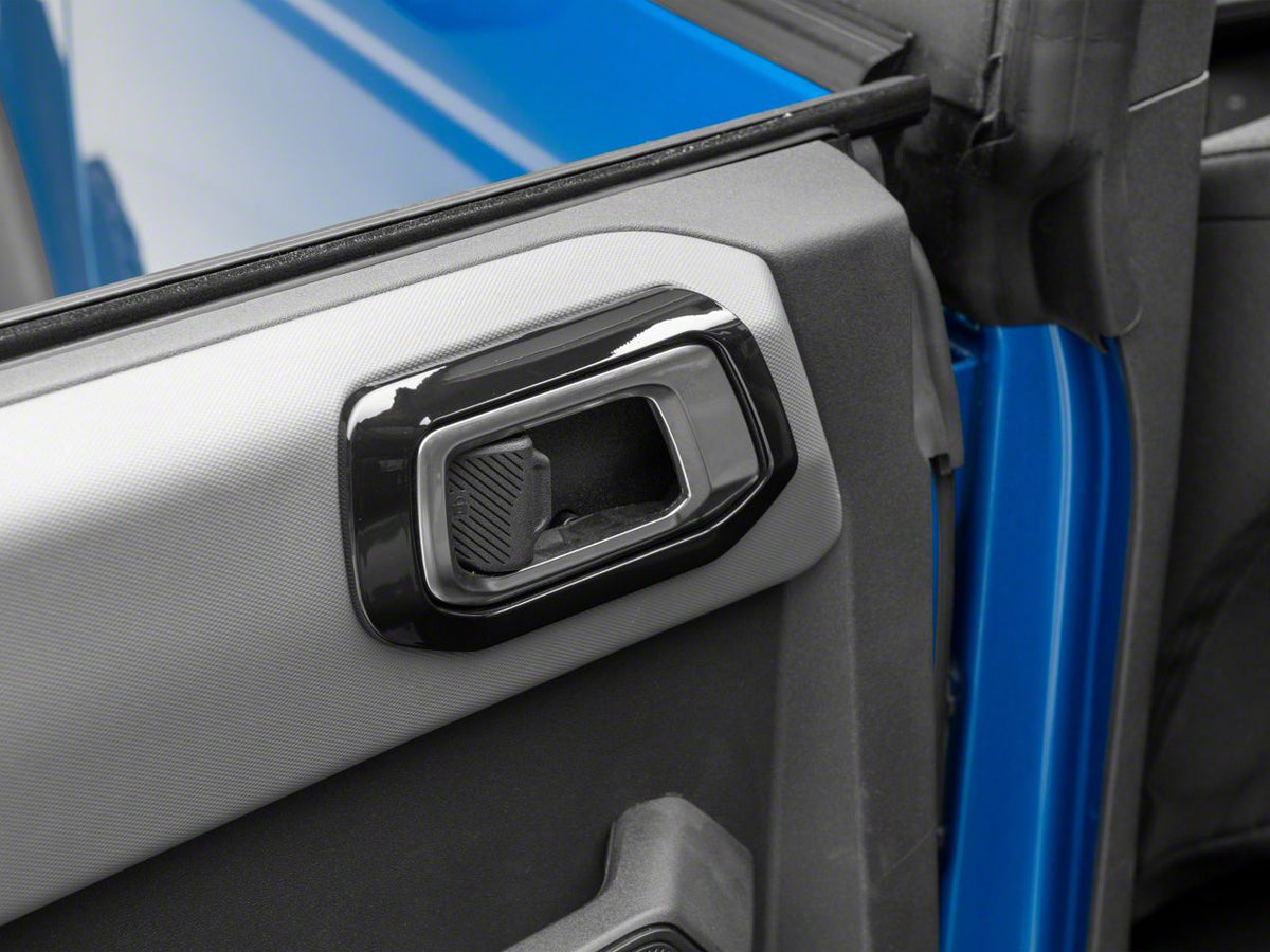 RedRock Interior Door Handle Trim - Black for Ford Bronco - view 3