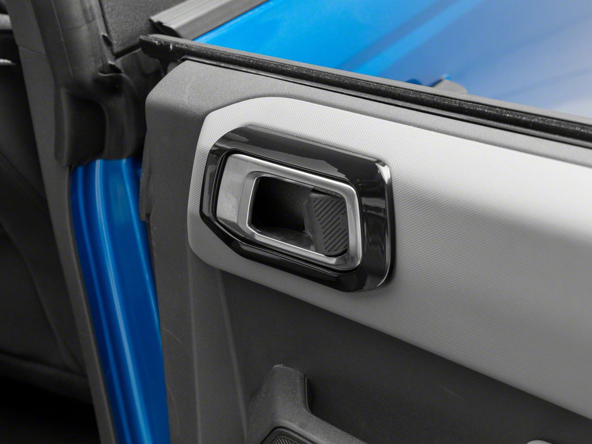 RedRock Interior Door Handle Trim - Black for Ford Bronco - view 4