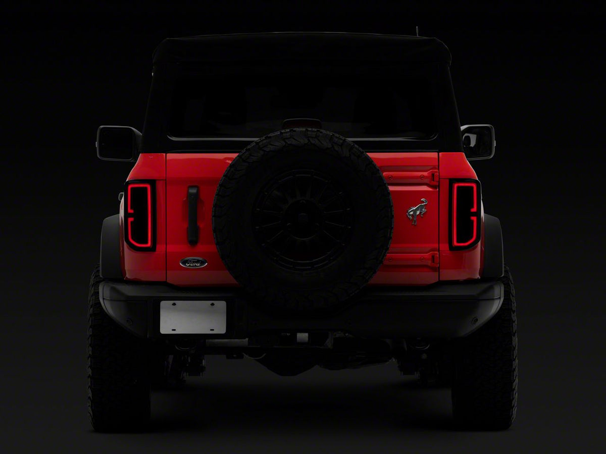 RedRock Tail Light Covers - Smoked for Ford Bronco - view 4
