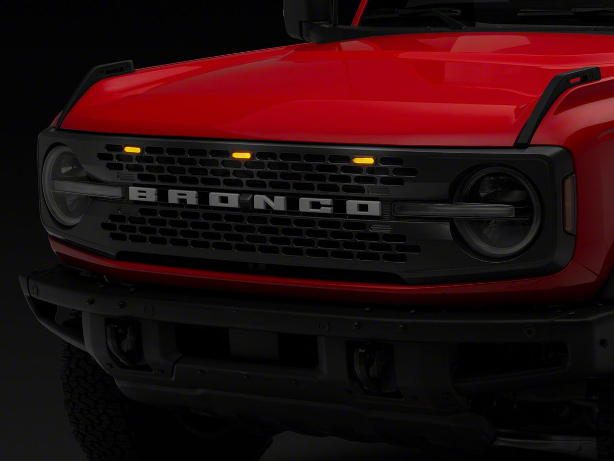 RedRock LED Grille Lighting - Smoked for Ford Bronco - view 2