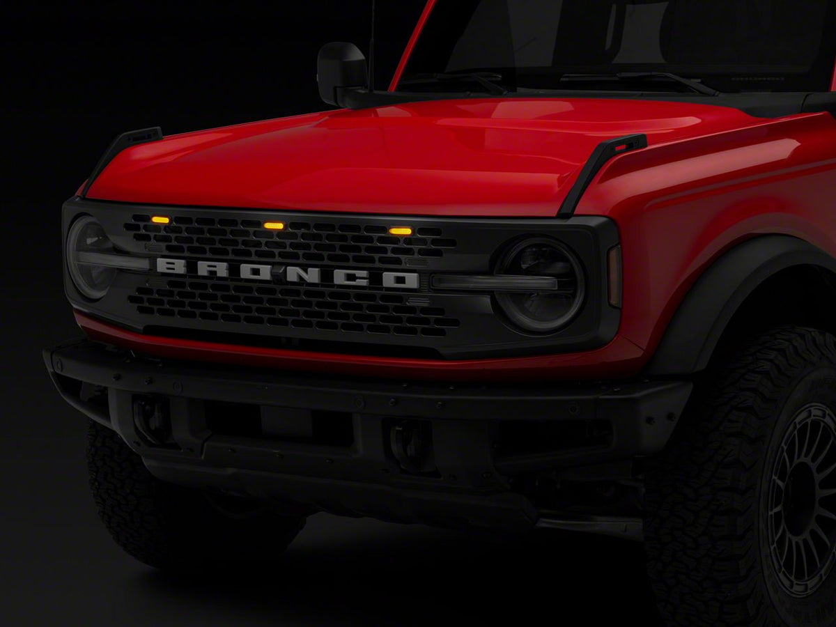 RedRock LED Grille Lighting - Smoked for Ford Bronco - view 4