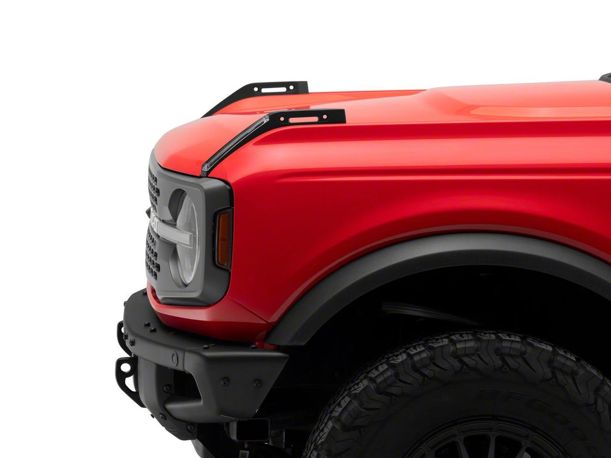 RedRock Hood Mounted Accessory DRL - Amber/White for Ford Bronco - view 5