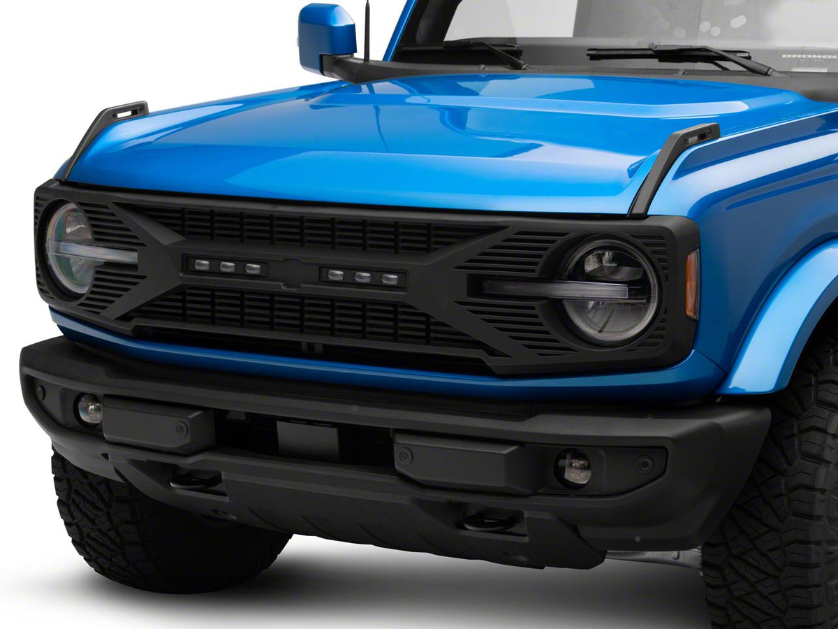 RedRock Tomahawk Grille with LED Off-Road Lighting for Ford Bronco - view 3