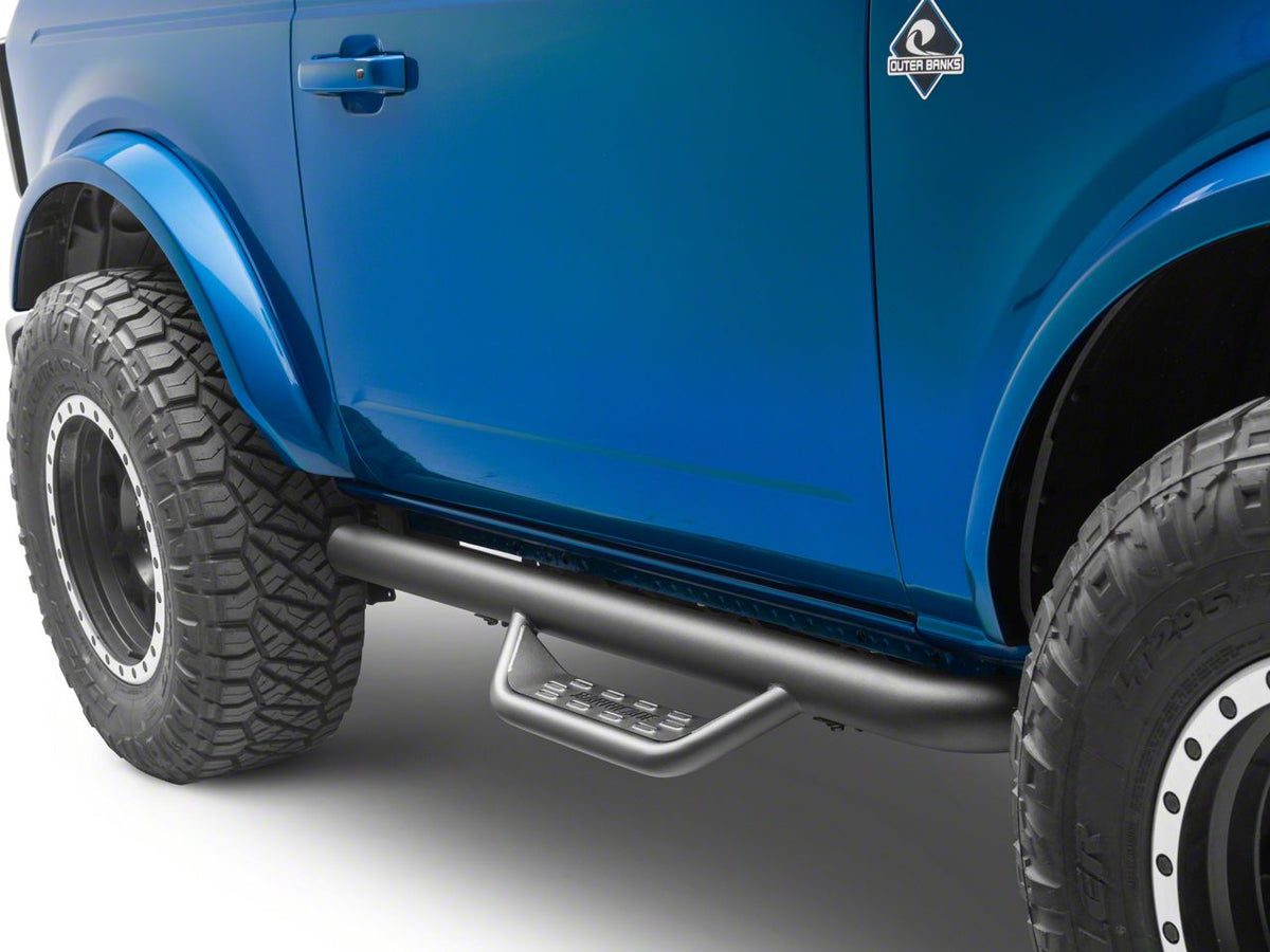 2021-2026 Ford Bronco 2-Door Tubular Drop Steps | Barricade