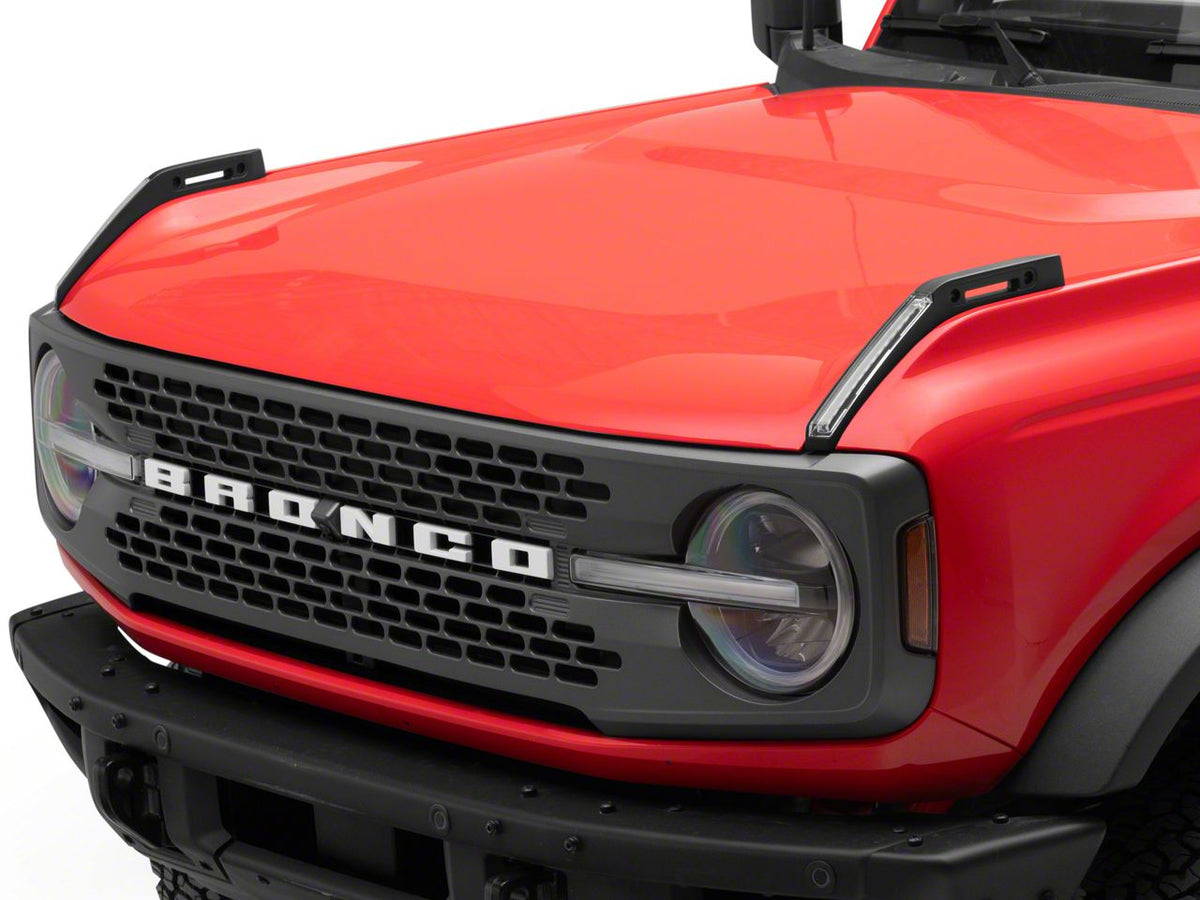 RedRock LED Hood Tie Down Lighting - Amber for Ford Bronco - view 2