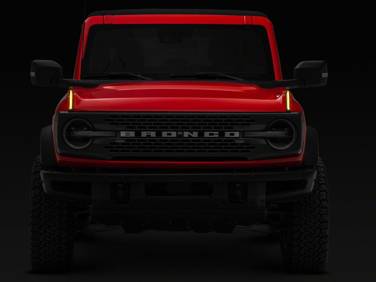 RedRock LED Hood Tie Down Lighting - Amber for Ford Bronco - view 5