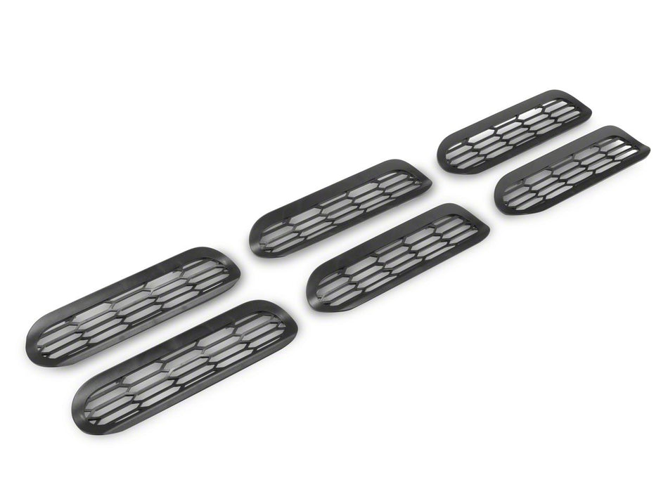 RedRock Grille Inserts - Matte Black for Ford Bronco - view 2