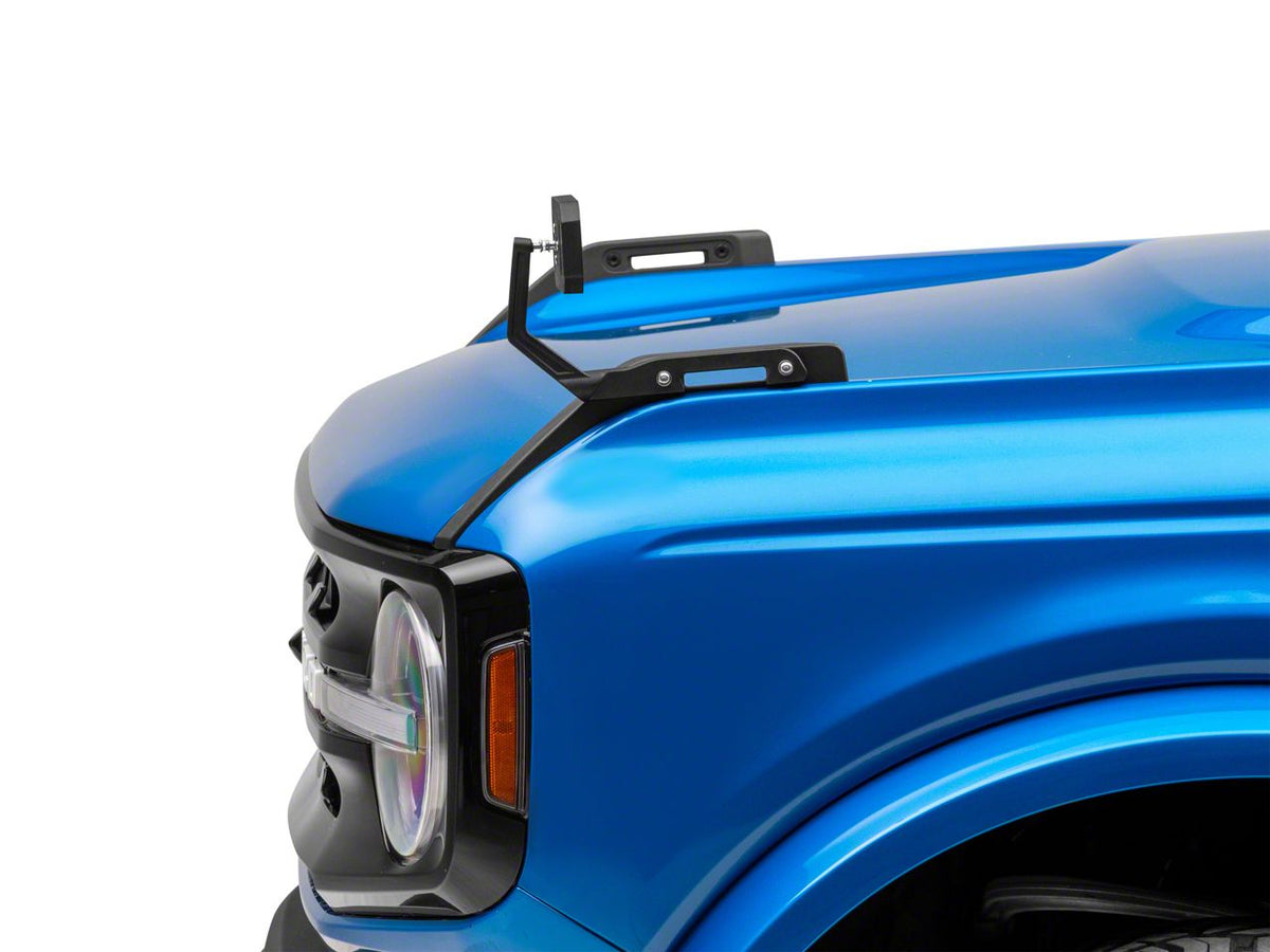 RedRock Auxiliary Mirror for OE Hood Bracket Attachment for Ford Bronco - view 2