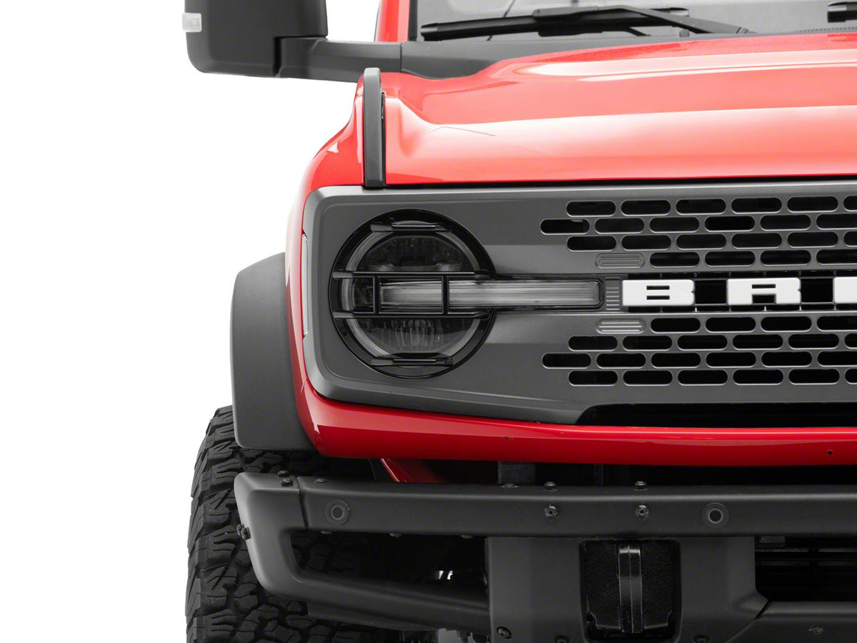 RedRock Off-Road Headlight Guards - Black for Ford Bronco - view 3